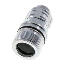 Acier DN 20 Coupleur hydraulique Manchon 18 mm L Anneau de compression ISO 14541/8434-1 D M42 x 2