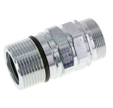 Acier Coupleur hydraulique DN 25 Manchon 35 mm L Anneau de compression ISO 8434-1 D M48 x 3