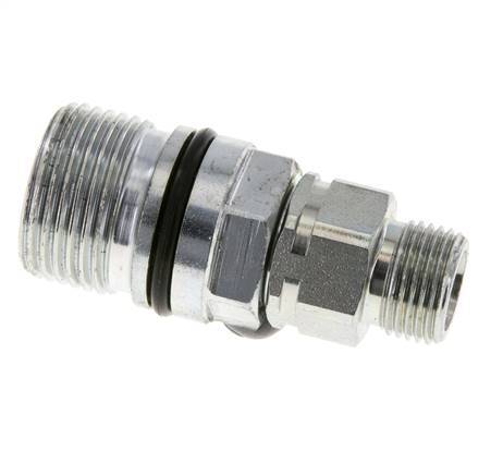 Acier Coupleur hydraulique DN 10 Manchon 10 mm S Bague de compression ISO 14541/8434-1 D M28 x 2
