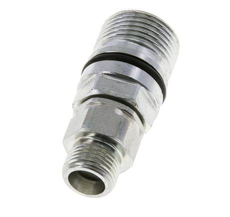Acier Coupleur hydraulique DN 10 Manchon 10 mm S Bague de compression ISO 14541/8434-1 D M28 x 2