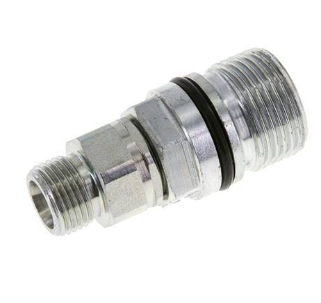 Acier Coupleur hydraulique DN 10 Manchon 10 mm S Bague de compression ISO 14541/8434-1 D M28 x 2