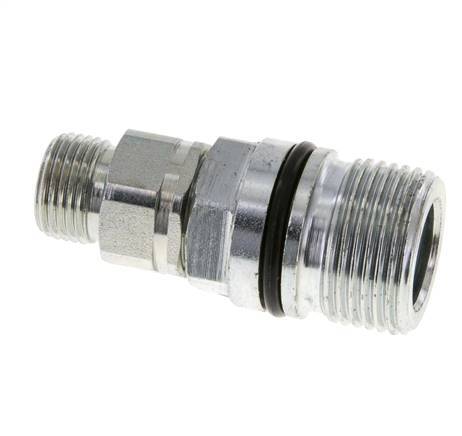 Acier Coupleur hydraulique DN 10 Manchon 10 mm S Bague de compression ISO 14541/8434-1 D M28 x 2