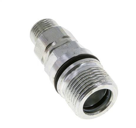 Acier Coupleur hydraulique DN 10 Manchon 10 mm S Bague de compression ISO 14541/8434-1 D M28 x 2