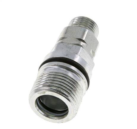Acier Coupleur hydraulique DN 10 Manchon 10 mm S Bague de compression ISO 14541/8434-1 D M28 x 2
