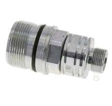 Steel DN 20 Hydraulic Coupling Socket 14 mm S Compression Ring ISO 14541/8434-1 D M42 x 2
