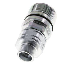 Steel DN 20 Hydraulic Coupling Socket 16 mm S Compression Ring ISO 14541/8434-1 D M42 x 2