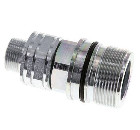 Acier DN 20 Coupleur hydraulique Manchon 16 mm S Bague de compression ISO 14541/8434-1 D M42 x 2