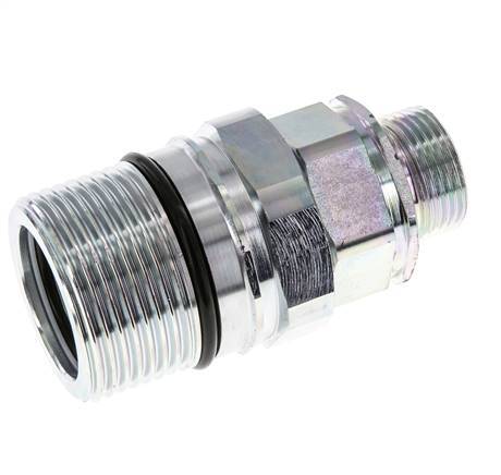 Acier Coupleur hydraulique DN 25 Manchon 20 mm S Bague de compression ISO 8434-1 D M48 x 3