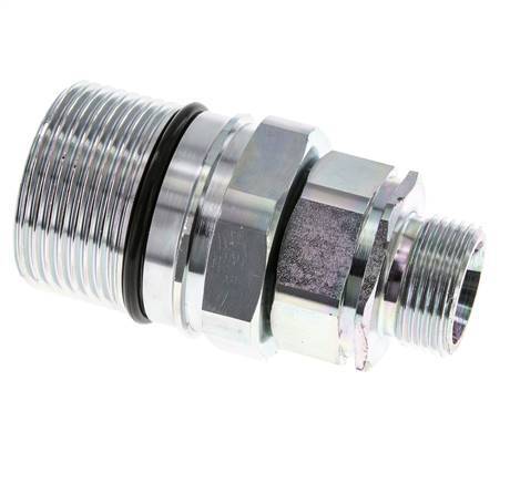 Acier Coupleur hydraulique DN 25 Manchon 20 mm S Bague de compression ISO 8434-1 D M48 x 3