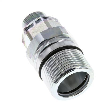 Acier Coupleur hydraulique DN 25 Manchon 20 mm S Bague de compression ISO 8434-1 D M48 x 3