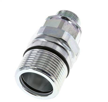Acier Coupleur hydraulique DN 25 Manchon 20 mm S Bague de compression ISO 8434-1 D M48 x 3