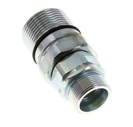 Steel DN 25 Hydraulic Coupling Socket 25 mm S Compression Ring ISO 8434-1 D M48 x 3