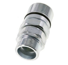 Acier Coupleur hydraulique DN 25 Manchon 30 mm S Bague de compression ISO 8434-1 D M48 x 3