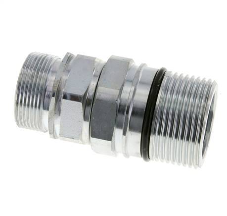 Acier Coupleur hydraulique DN 25 Manchon 30 mm S Bague de compression ISO 8434-1 D M48 x 3