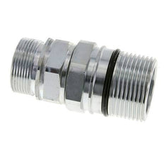 Acier Coupleur hydraulique DN 25 Manchon 30 mm S Bague de compression ISO 8434-1 D M48 x 3