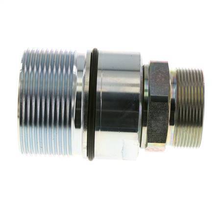 Acier DN 31.5 Coupleur hydraulique Manchon 38 mm S Bague de compression ISO 8434-1 D M70 x 3