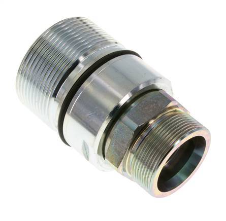 Acier DN 31.5 Coupleur hydraulique Manchon 38 mm S Bague de compression ISO 8434-1 D M70 x 3