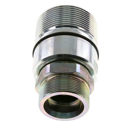 Acier DN 31.5 Coupleur hydraulique Manchon 38 mm S Bague de compression ISO 8434-1 D M70 x 3