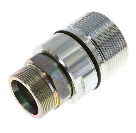 Acier DN 31.5 Coupleur hydraulique Manchon 38 mm S Bague de compression ISO 8434-1 D M70 x 3