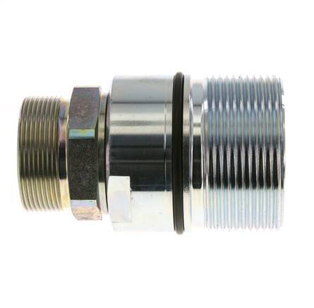 Acier DN 31.5 Coupleur hydraulique Manchon 38 mm S Bague de compression ISO 8434-1 D M70 x 3