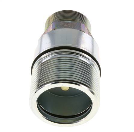 Acier DN 31.5 Coupleur hydraulique Manchon 38 mm S Bague de compression ISO 8434-1 D M70 x 3