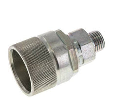 Acier DN 10 Coupleur hydraulique Bouchon 8 mm L Anneau de compression ISO 14541/8434-1 D M28 x 2