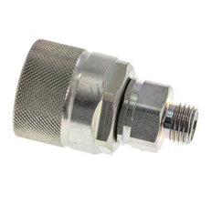 Acier DN 10 Coupleur hydraulique Bouchon 8 mm L Anneau de compression ISO 14541/8434-1 D M28 x 2