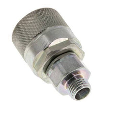 Acier DN 10 Coupleur hydraulique Bouchon 8 mm L Anneau de compression ISO 14541/8434-1 D M28 x 2