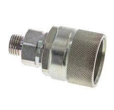 Acier DN 10 Coupleur hydraulique Bouchon 8 mm L Anneau de compression ISO 14541/8434-1 D M28 x 2