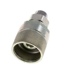 Acier DN 10 Coupleur hydraulique Bouchon 10 mm L Anneau de compression ISO 14541/8434-1 D M28 x 2
