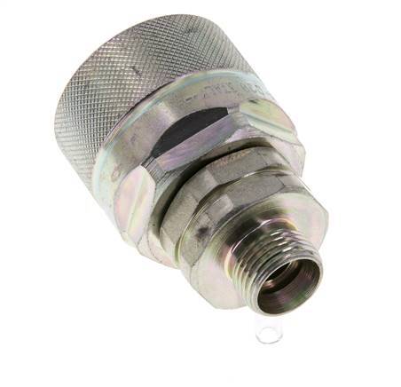 Acier DN 12.5 Coupleur hydraulique Bouchon 12 mm L Anneau de compression ISO 14541/8434-1 D M36 x 2