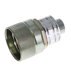 Acier DN 20 Coupleur hydraulique Bouchon 15 mm L Anneau de compression ISO 14541/8434-1 D M42 x 2