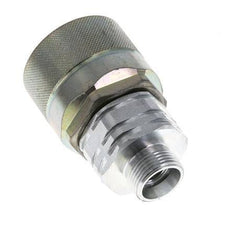 Acier DN 20 Coupleur hydraulique Bouchon 15 mm L Anneau de compression ISO 14541/8434-1 D M42 x 2
