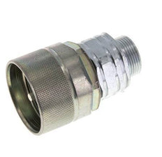 Acier DN 20 Coupleur hydraulique Bouchon 18 mm L Anneau de compression ISO 14541/8434-1 D M42 x 2