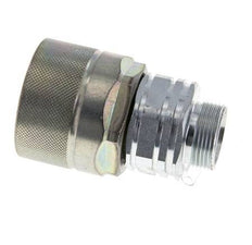 Acier DN 20 Coupleur hydraulique Bouchon 18 mm L Anneau de compression ISO 14541/8434-1 D M42 x 2