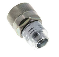 Acier DN 20 Coupleur hydraulique Bouchon 18 mm L Anneau de compression ISO 14541/8434-1 D M42 x 2