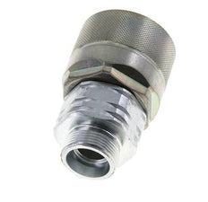Acier DN 20 Coupleur hydraulique Bouchon 18 mm L Anneau de compression ISO 14541/8434-1 D M42 x 2