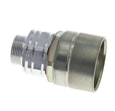 Acier DN 20 Coupleur hydraulique Bouchon 18 mm L Anneau de compression ISO 14541/8434-1 D M42 x 2