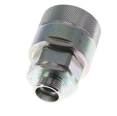 Acier Coupleur hydraulique DN 25 Bouchon 18 mm L Anneau de compression ISO 8434-1 D M48 x 3