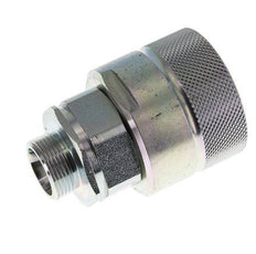 Acier Coupleur hydraulique DN 25 Bouchon 18 mm L Anneau de compression ISO 8434-1 D M48 x 3