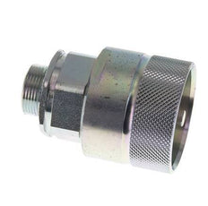 Acier Coupleur hydraulique DN 25 Bouchon 18 mm L Anneau de compression ISO 8434-1 D M48 x 3