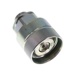 Acier Coupleur hydraulique DN 25 Bouchon 18 mm L Anneau de compression ISO 8434-1 D M48 x 3