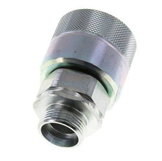 Acier Coupleur hydraulique DN 25 Bouchon 22 mm L Anneau de compression ISO 8434-1 D M48 x 3