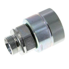 Acier Coupleur hydraulique DN 25 Bouchon 22 mm L Anneau de compression ISO 8434-1 D M48 x 3