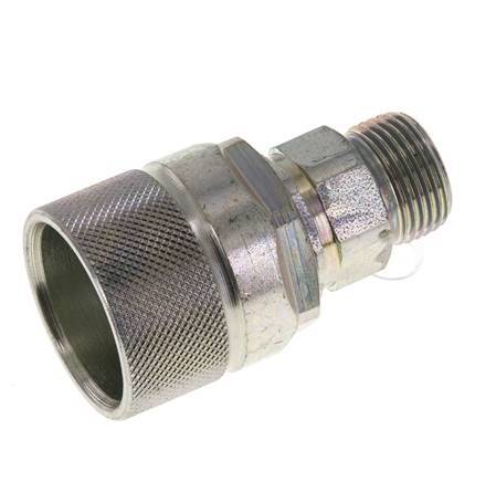 Acier DN 10 Coupleur hydraulique Bouchon 12 mm S Anneau de compression ISO 14541/8434-1 D M28 x 2