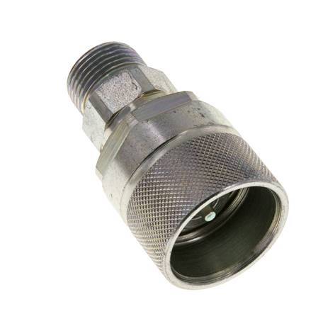 Acier DN 10 Coupleur hydraulique Bouchon 12 mm S Anneau de compression ISO 14541/8434-1 D M28 x 2