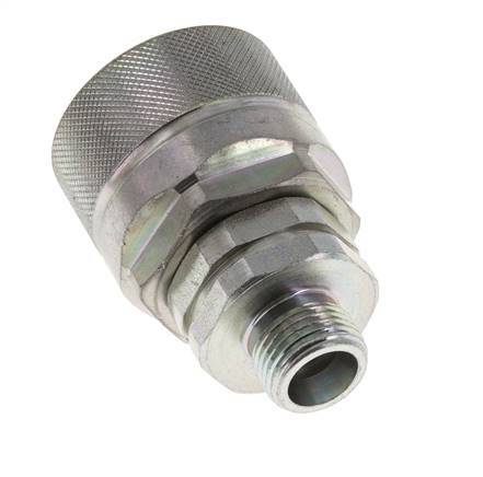 Acier DN 12.5 Coupleur hydraulique Bouchon 10 mm S Anneau de compression ISO 14541/8434-1 D M36 x 2
