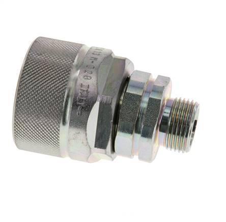 Acier DN 12.5 Coupleur hydraulique Bouchon 12 mm S Anneau de compression ISO 14541/8434-1 D M36 x 2