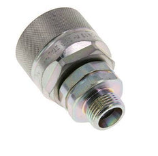Steel DN 12.5 Hydraulic Coupling Plug 12 mm S Compression Ring ISO 14541/8434-1 D M36 x 2