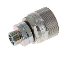 Acier DN 12.5 Coupleur hydraulique Bouchon 12 mm S Anneau de compression ISO 14541/8434-1 D M36 x 2